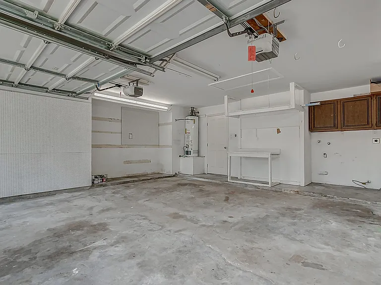 washer/dryer connections in garage