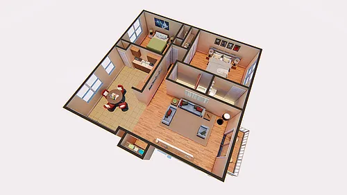 Floor plan 2BR