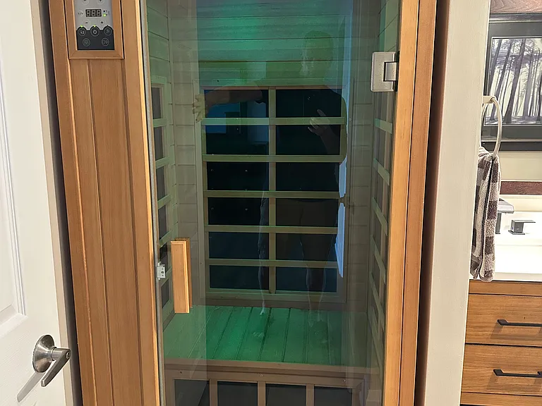 Personal Sauna in Main Master Bathroom