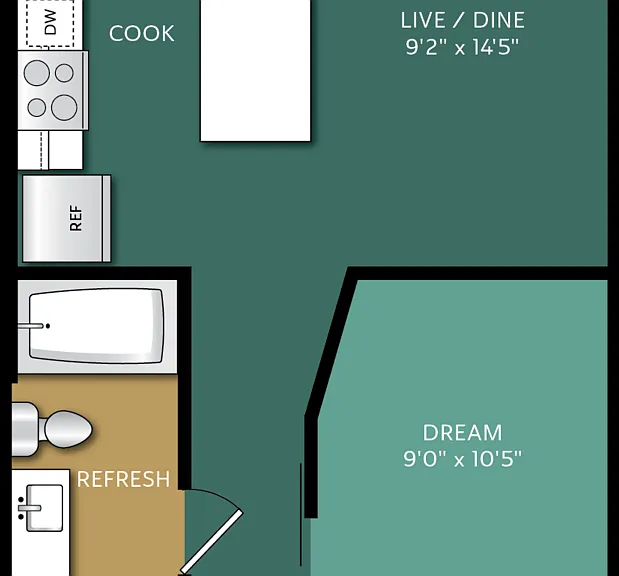 S1-L floor plan Encore Echo