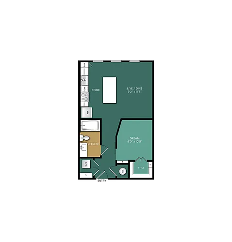 Floor plan S1-L
