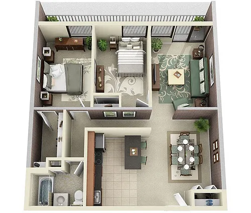 Floor plan B1