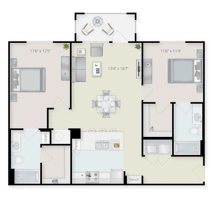 Floor plan B1