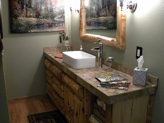 Custom Log Vanity