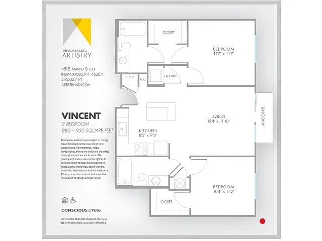 Floor plan Vincent
