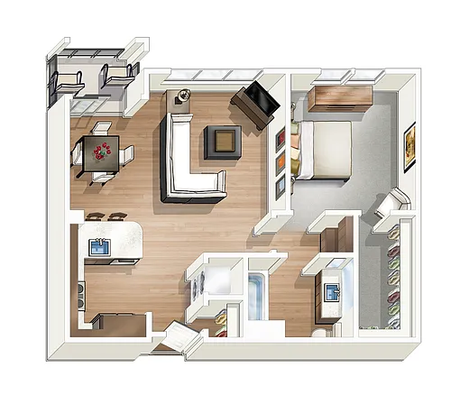 Floor plan B