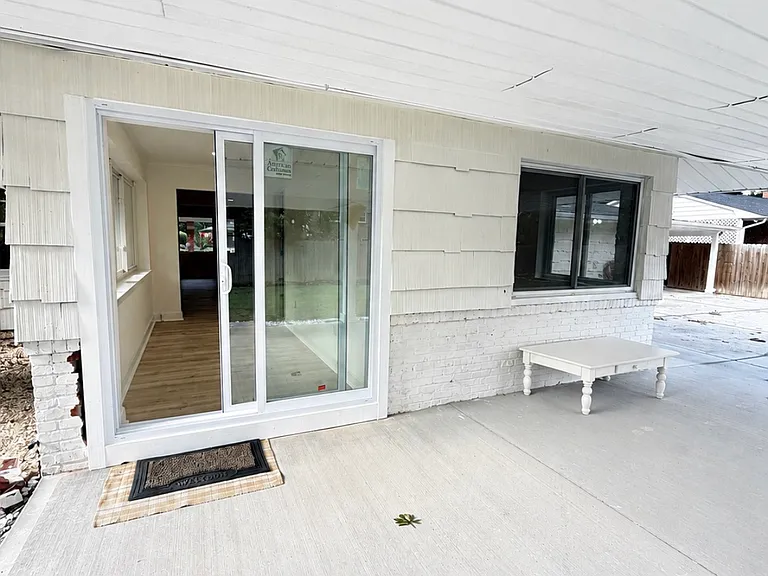 Covered patio