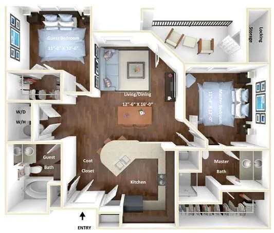 Floor plan The Sycamore Suite