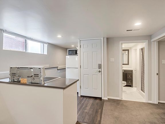 Private entrance with full kitchen.
