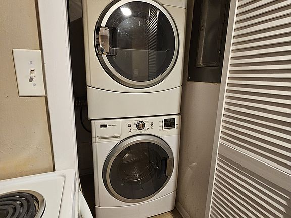 Front load washer and dryer