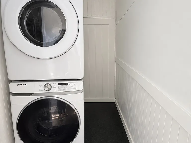 New Washer/Dryer in private laundry room.