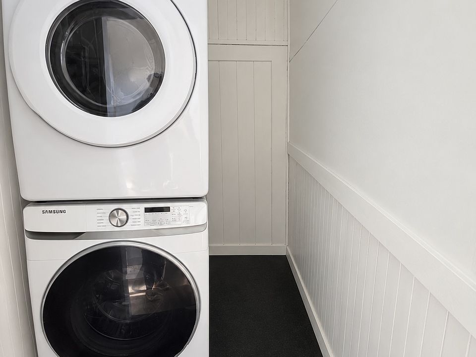 New Washer/Dryer in private laundry room.