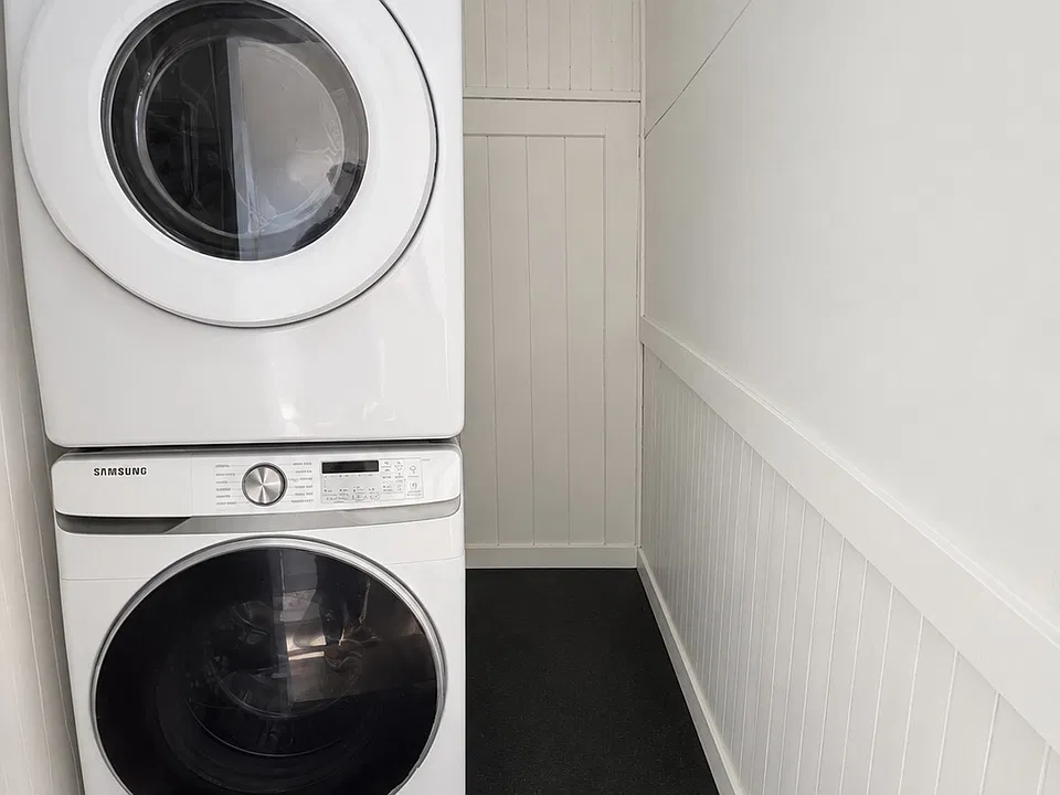 New Washer/Dryer in private laundry room.
