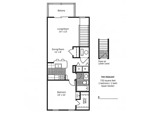 Floor plan The Redleaf