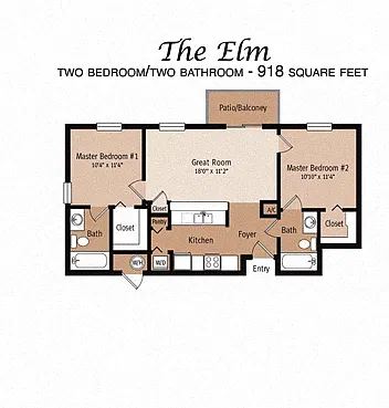 Floor plan The Elm