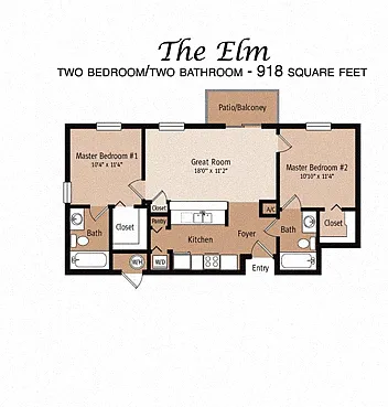 Floor plan The Elm