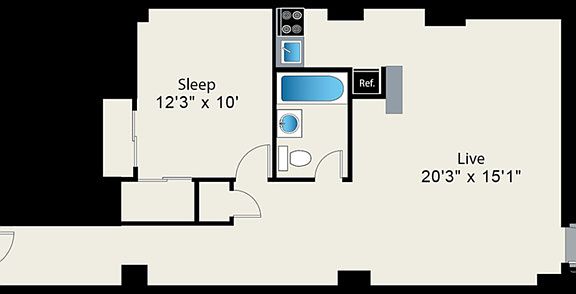 2nd image of 520 W Wellington Ave APT 4F