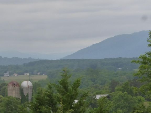Mountain views from deck