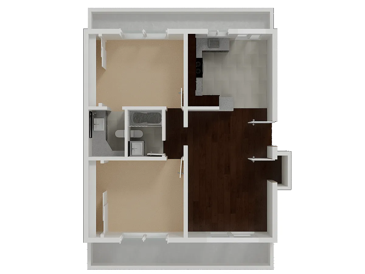 Floor plan The Milan