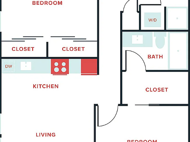 2 Bed, 2 Bath - Apt G 2 Bed, 2 Bath - Apt G