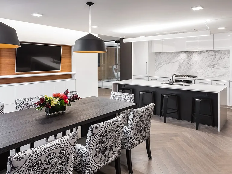Chefs Table with full kitchen and dining area for hosting your next get together