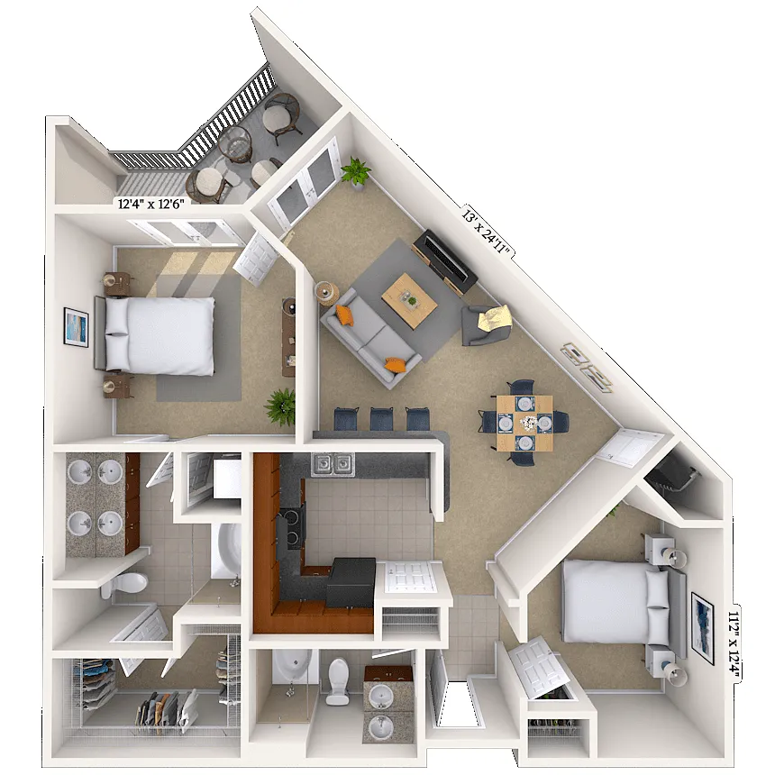 Floor plan Argonne