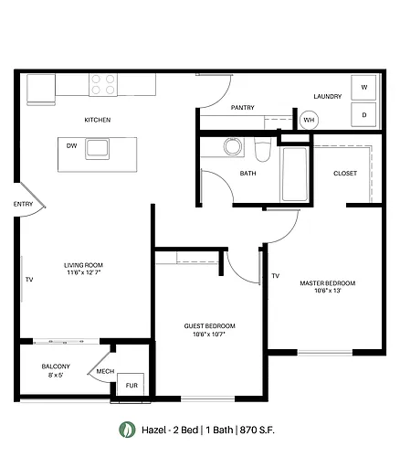 Floor plan Hazel