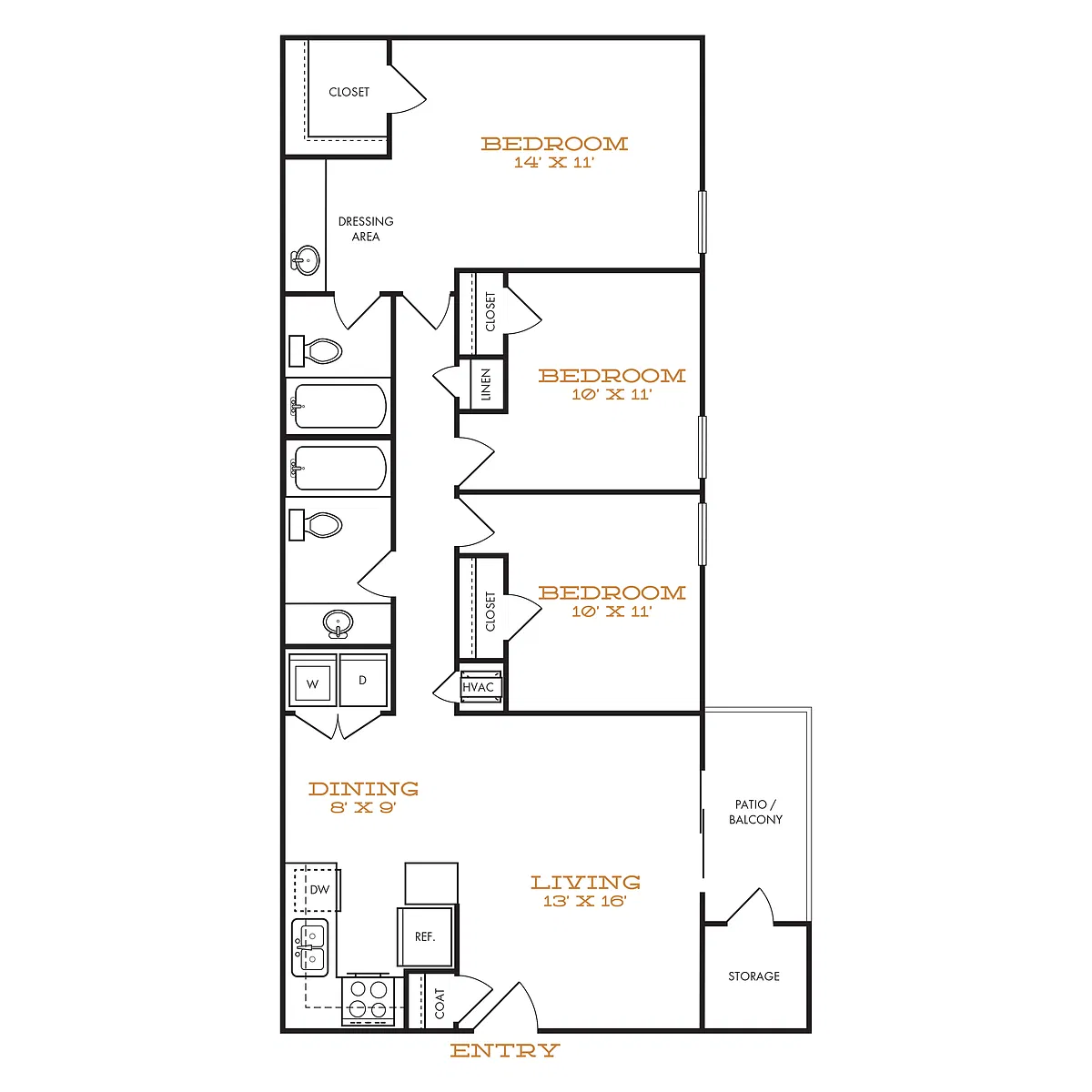 Floor plan C1 Classic