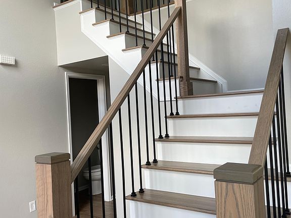 New Hardwood stairs and railings