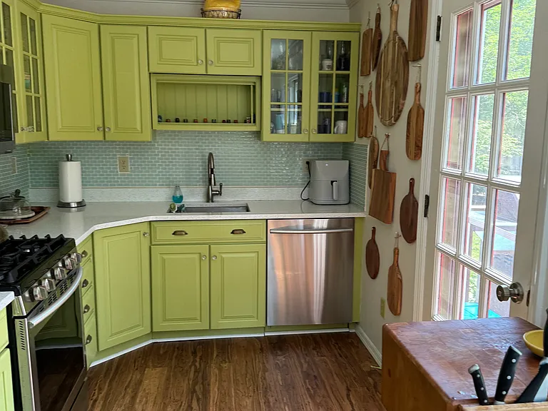 kitchen onto deck