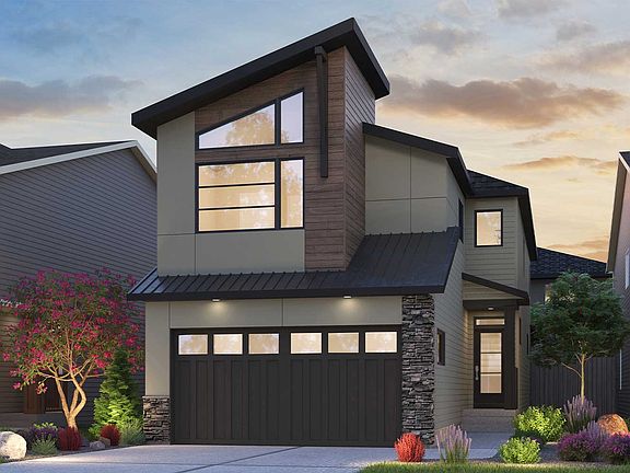 Columbia 2 - 24 Rustic Contemporary rendering for Creekstone by Brookfield Residential in Calgary