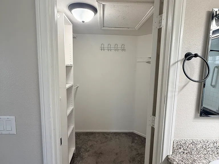 walk in closet, master bedroom upstairs.