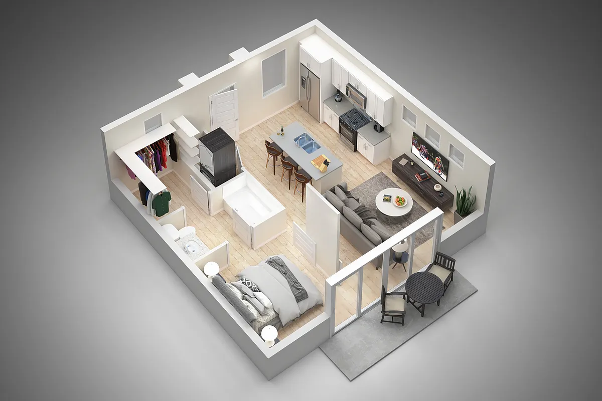 Floor plan Studio