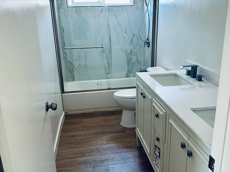 Bathroom #2 - (Photo Before Vanity Lights and Mirrors)