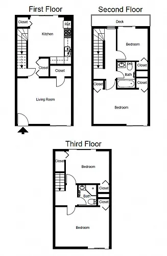 Floor plan Four-Bedroom