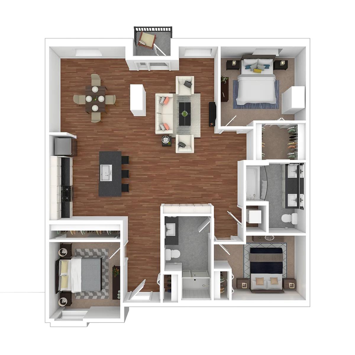 Floor plan 3x2_UnitB