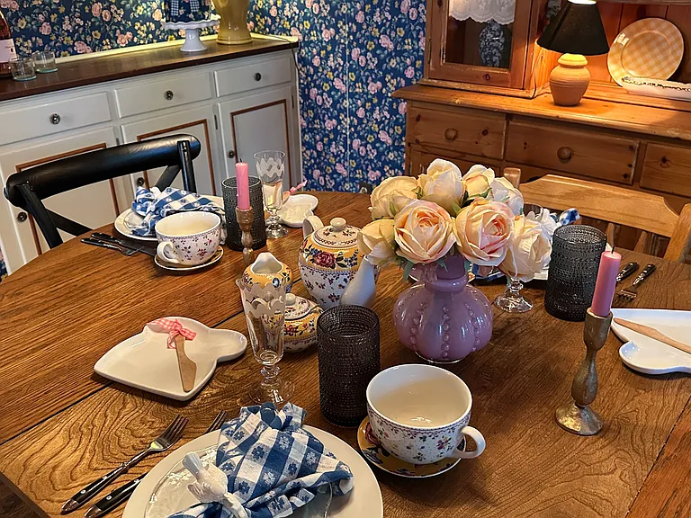 Table is set and ready for company