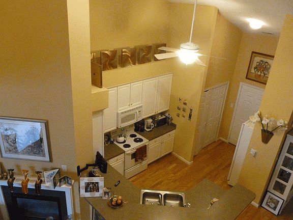 Kitchen view from loft
