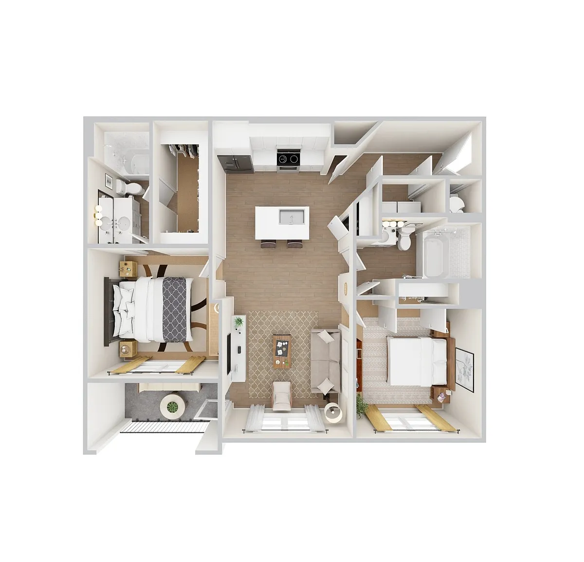 Floor plan B1