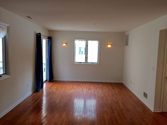 Living room and patio area