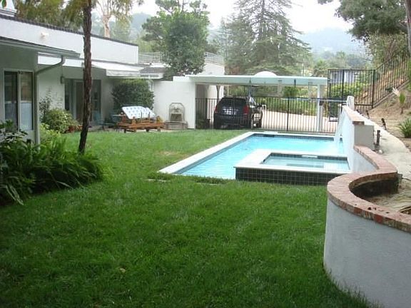 Pool, yard and Carport