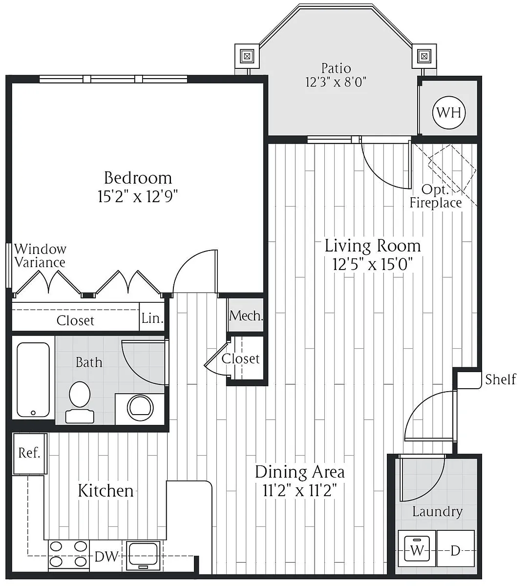 Floor plan The Cedar