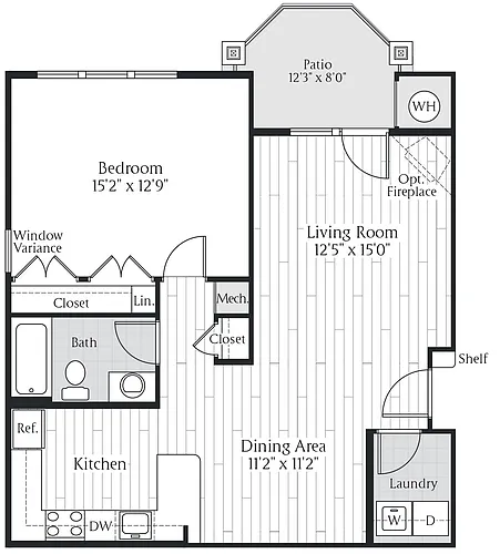 Floor plan The Cedar