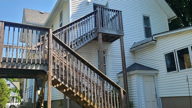 Back entry.