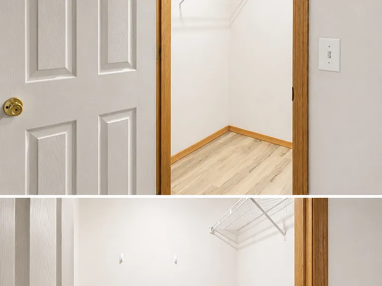 Master walk in closet