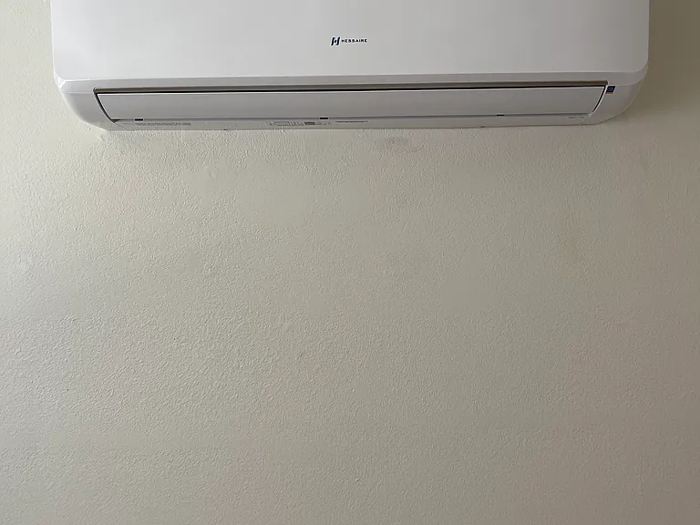 High efficiency mini split A/C cool and heat.