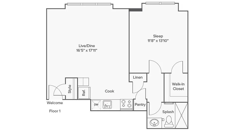 Floor plan Ambridge