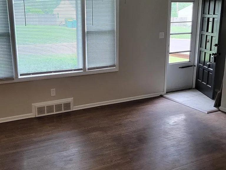 Front living room, orginal wood floors