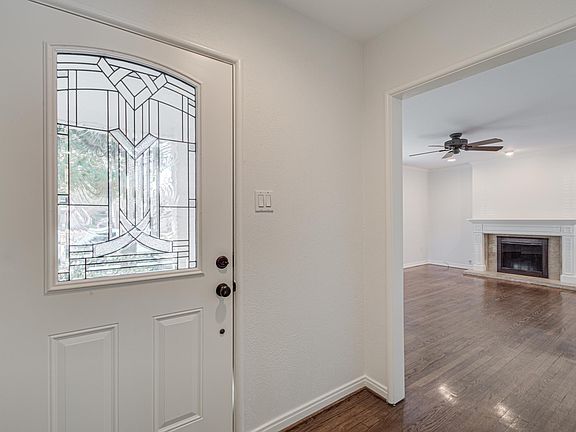 Entry and living area