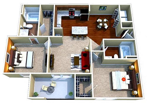Floor plan B1